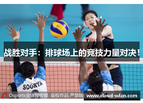 战胜对手：排球场上的竞技力量对决！