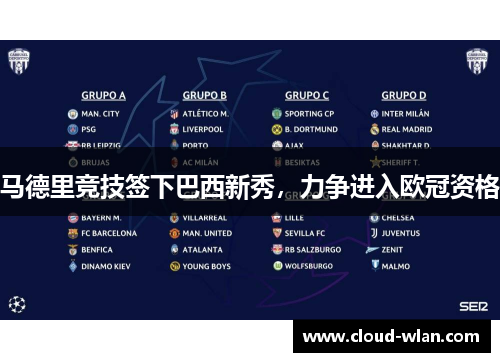 马德里竞技签下巴西新秀，力争进入欧冠资格